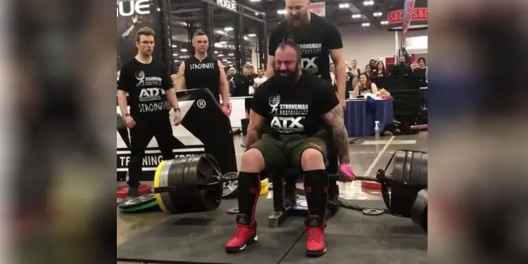 Martin Tye Seated Deadlift World Record