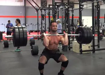 Rich Froning Fron Squatting