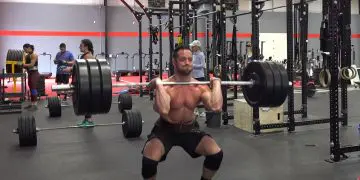 Rich Froning Fron Squatting