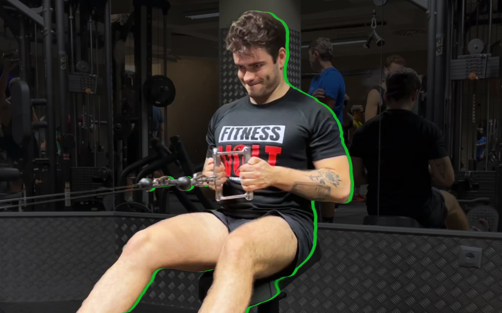 Seated Straight Bar Cable Row - Muscle & Fitness