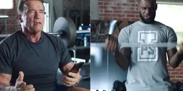 Arnold Schwarzenegger And Lebron James