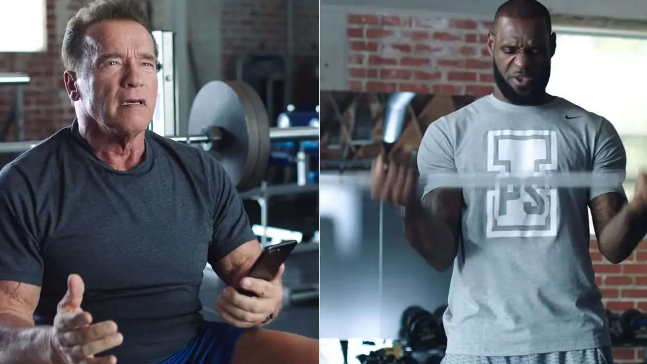 Arnold Schwarzenegger And Lebron James