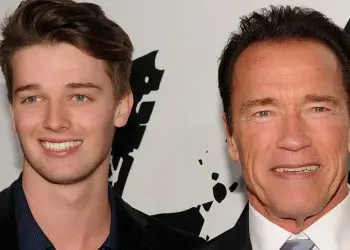 Arnold Schwarzenegger With Son Patrick