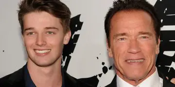 Arnold Schwarzenegger With Son Patrick