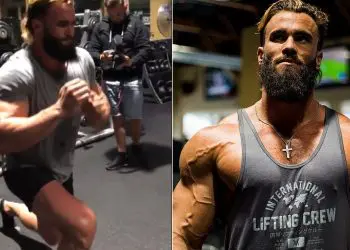 Calum Von Moger Training Legs