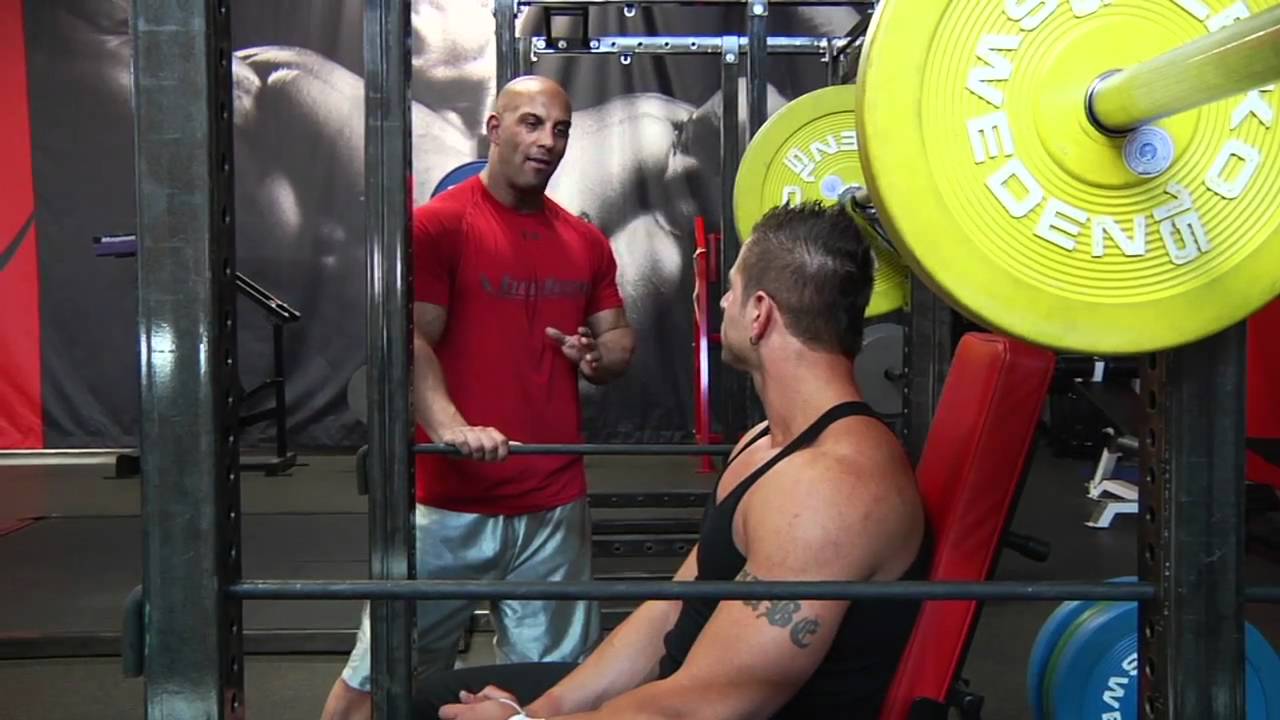 Seated Barbell Overhead Press (Shoulders) Fitness Volt