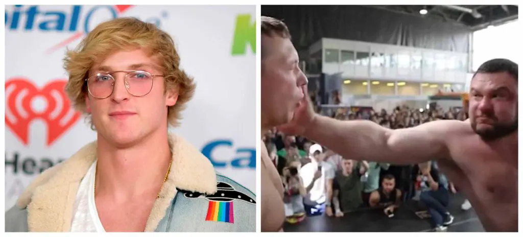 Logan Paul Training For Russian Slap Championship