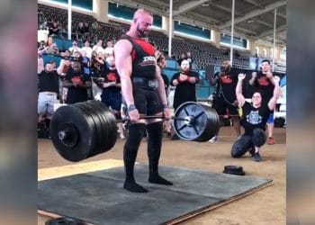 Strongman Athletes Adam Derks Destroys 402kg/885lb Deadlift To Set ...