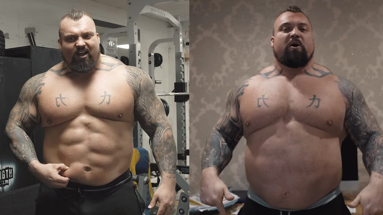 Eddie Hall Sheds 20 Pounds In 17 Days For Fat Loss