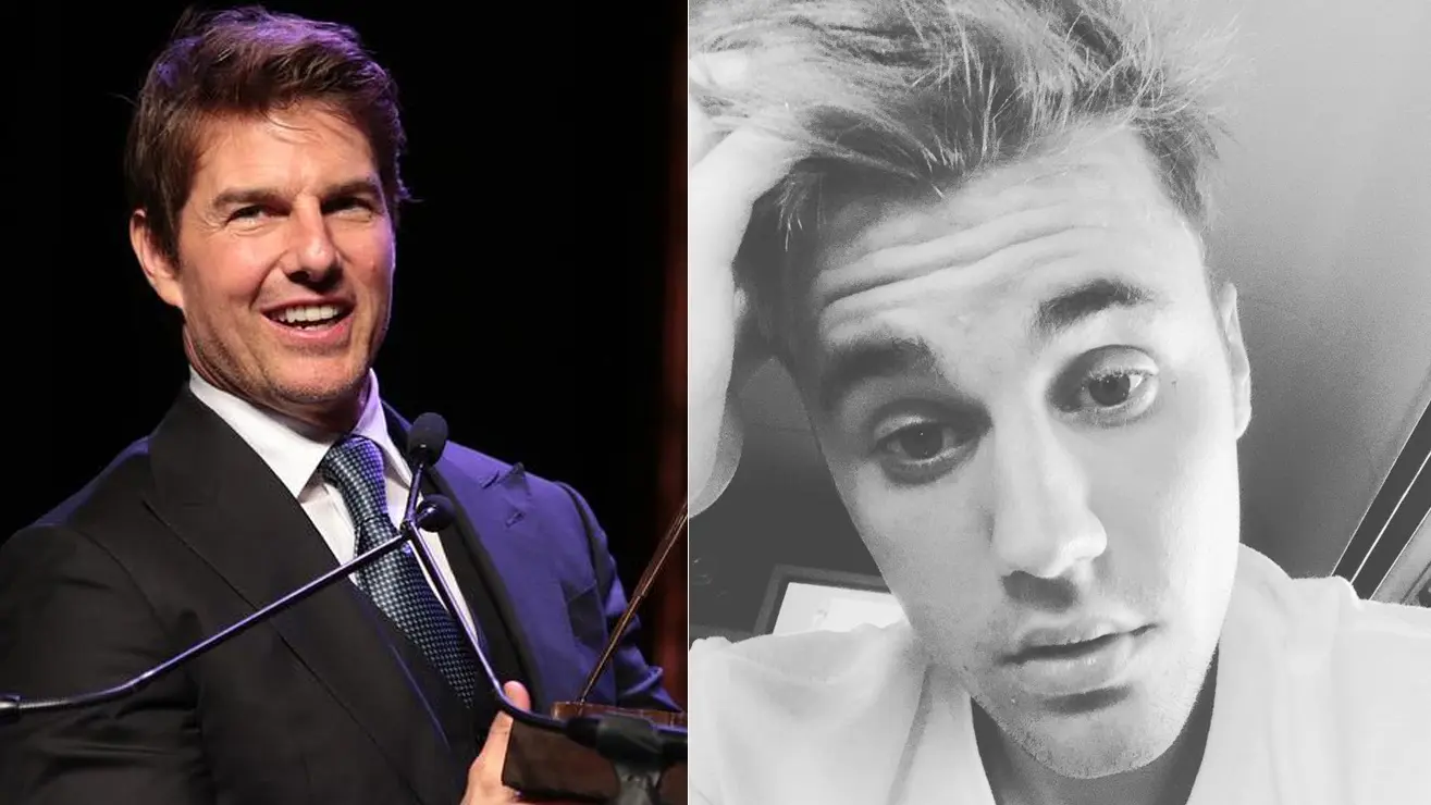 Justin Bieber Tom Cruise