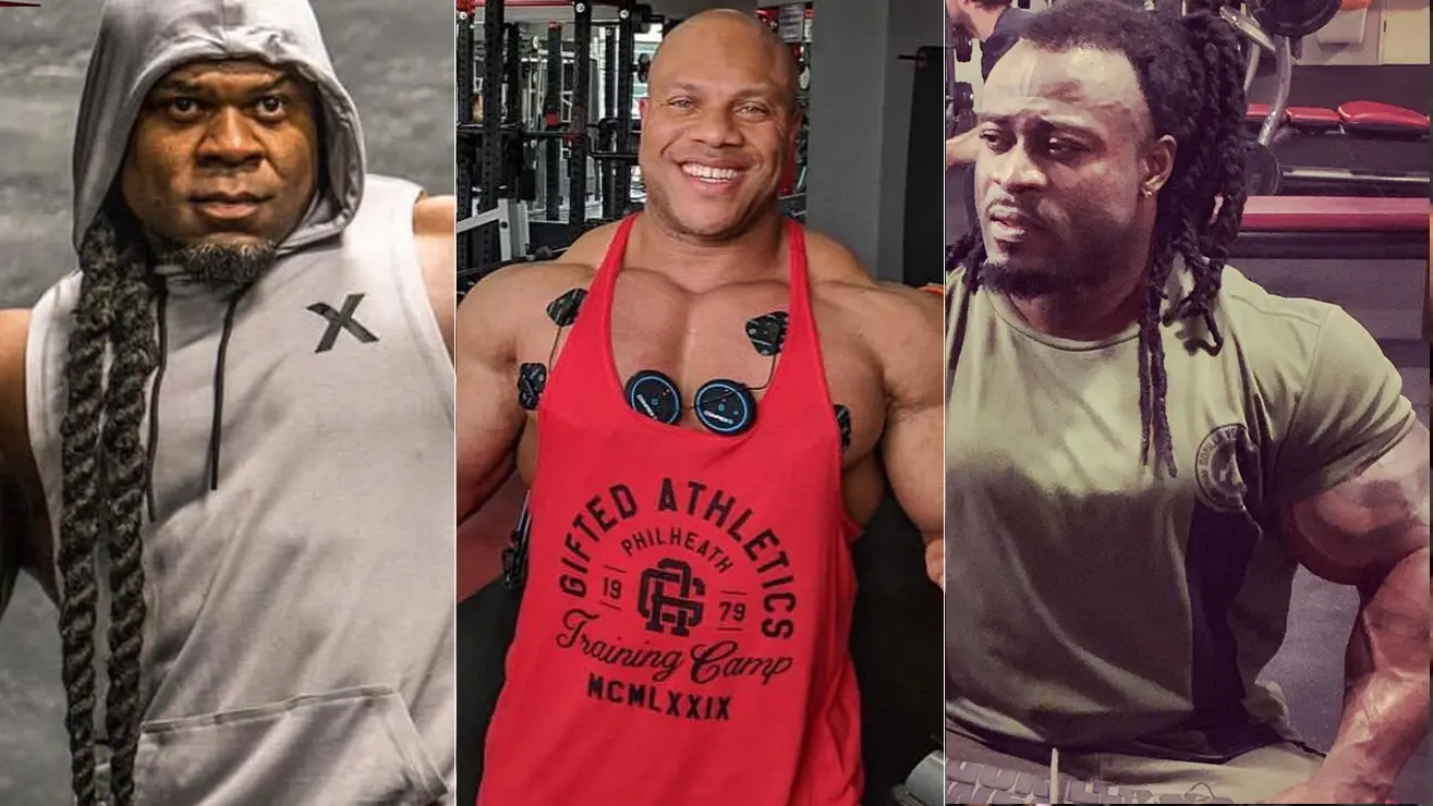Phil Heath Kai Greene William Bonac