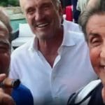 Arnold Schwarzenegger Sylvester Stallone and Dolph Lundgren
