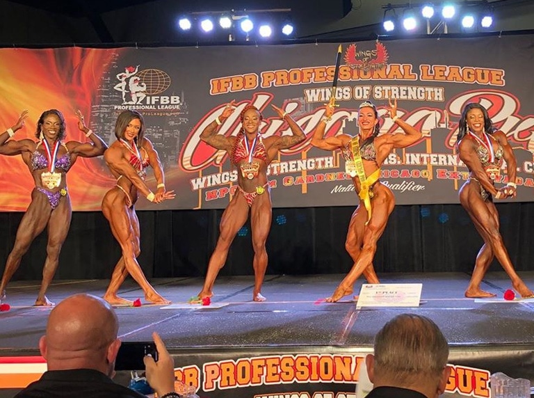 2019 Chicago Pro Results Women’s Physique Pro Winner