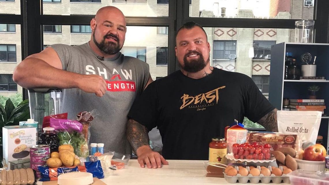Eddie Hall And Brian Shaw Show Their 10,000 Calorie Diet