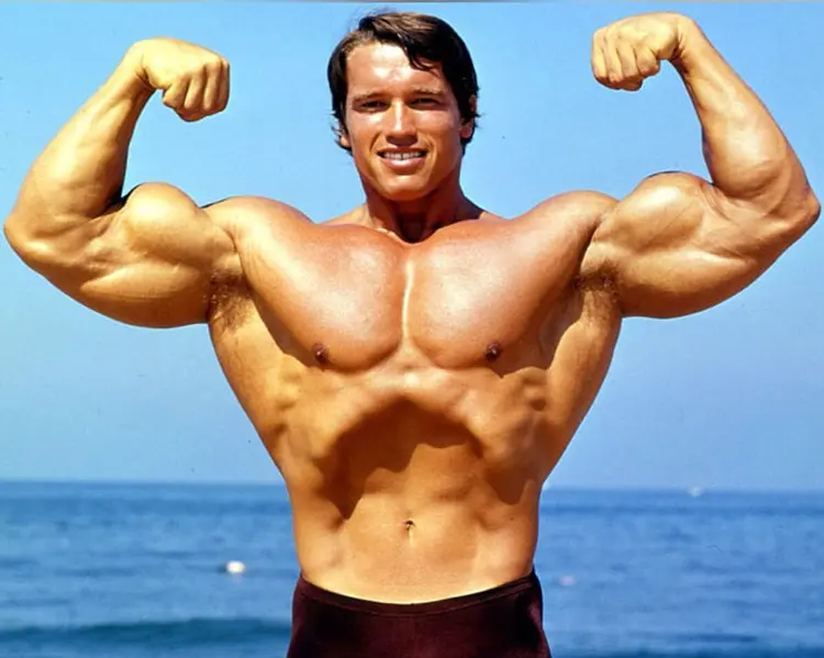 Arnold Schwarzenegger Front Double Bicep