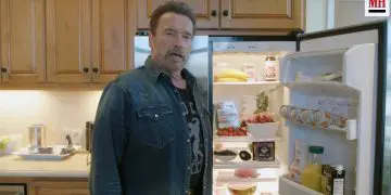 Arnold Schwarzenegger Shows His Gym & Fridge
