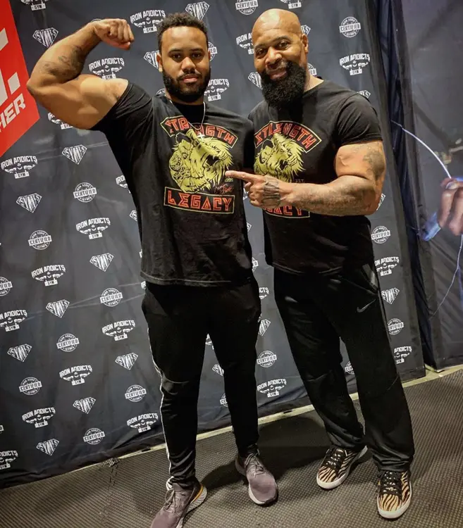 C.T. Fletcher with his Son