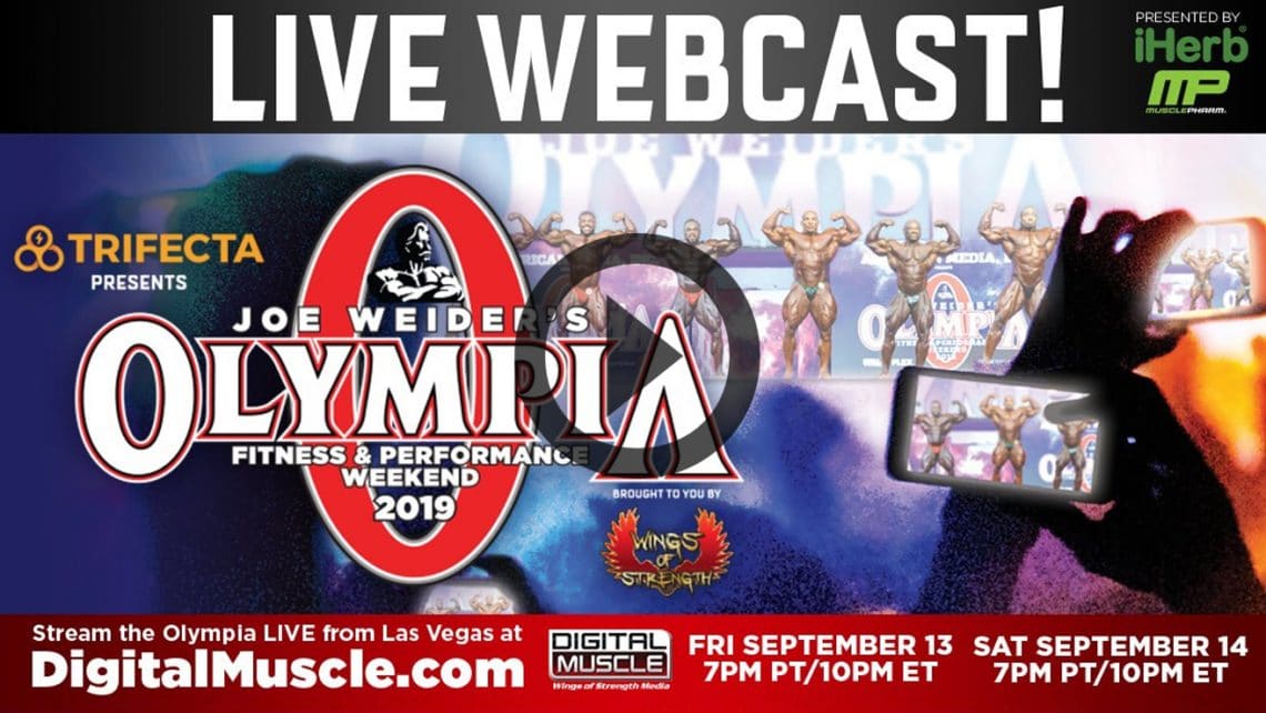 UPDATE Watch The 2019 Mr. Olympia Online Fitness Volt