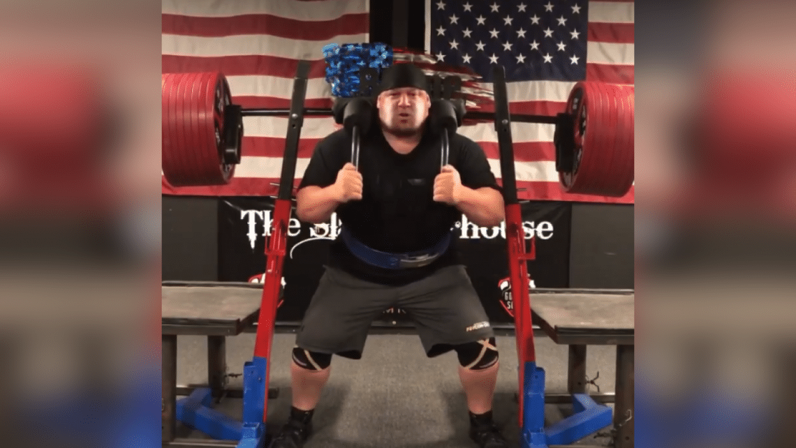 Blaine Sumner Hits Heaviest Squat Ever On A Safety Bar Fitness Volt