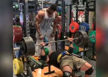 Larry Wheels Bench Press