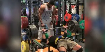 Larry Wheels Bench Press