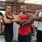 Phil Heath Trains Arms Wth Rock
