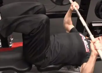 Bench Press Leg Elevated