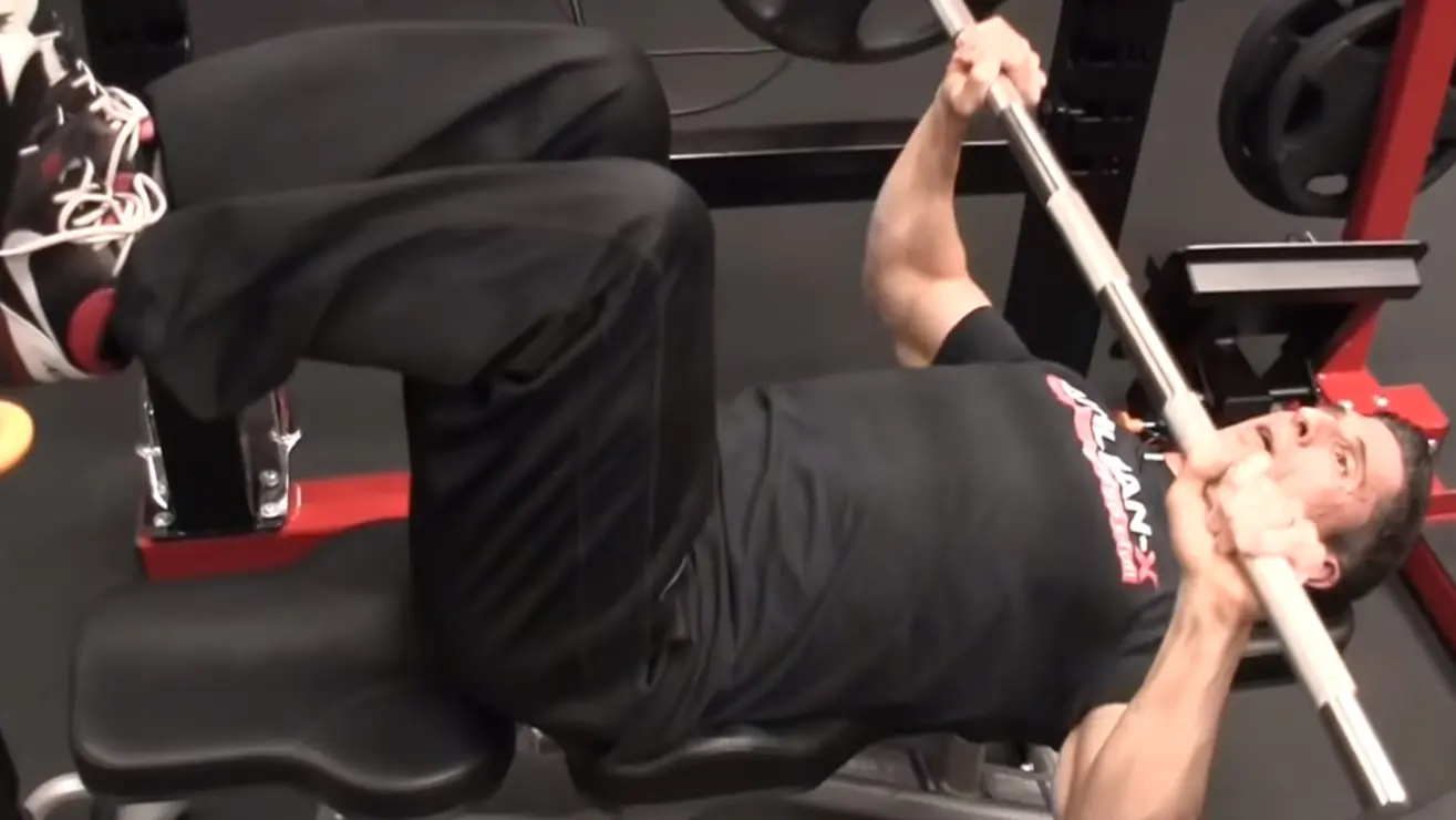 Bench Press Leg Elevated