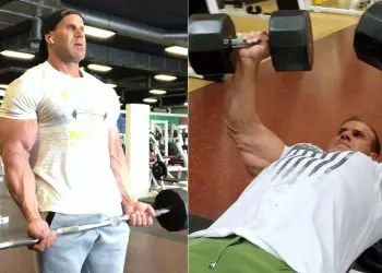 Jay Cutler Trains Chest