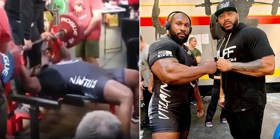 WATCH Johnnie Harris Shatters World Record With 655lb Bench Press
