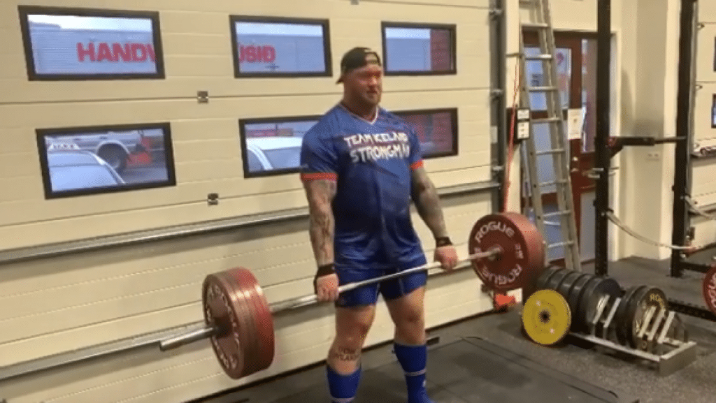 VIDEO: Thor Bjornsson Crushes 595lb Deadlift, 5 Reps To Prepare For ...