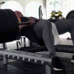 Dwayne Johnson Doing Hip Thrust