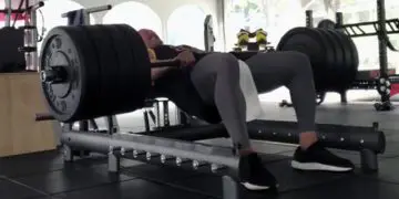 Dwayne Johnson Doing Hip Thrust