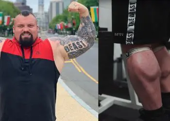 Eddie Hall Leg Training