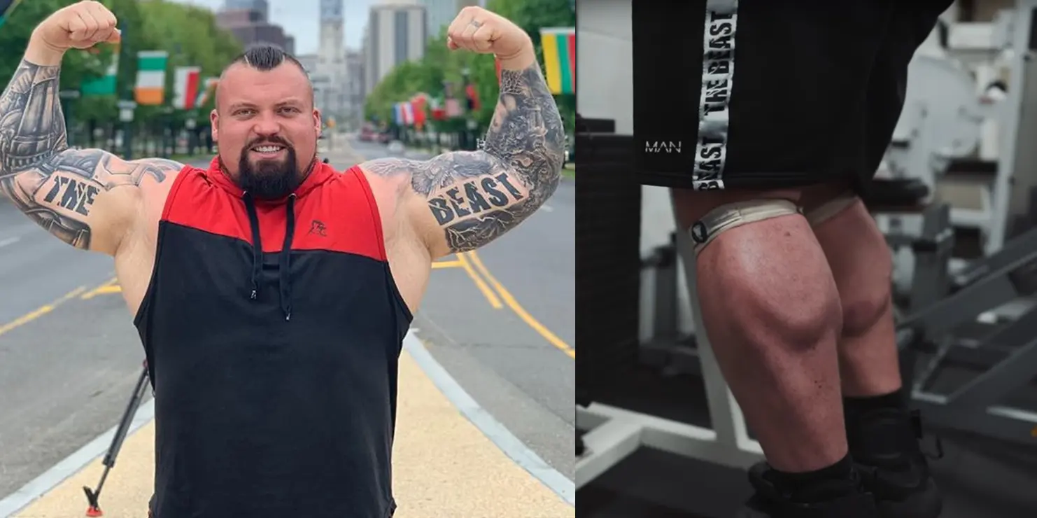 Eddie Hall Leg Training