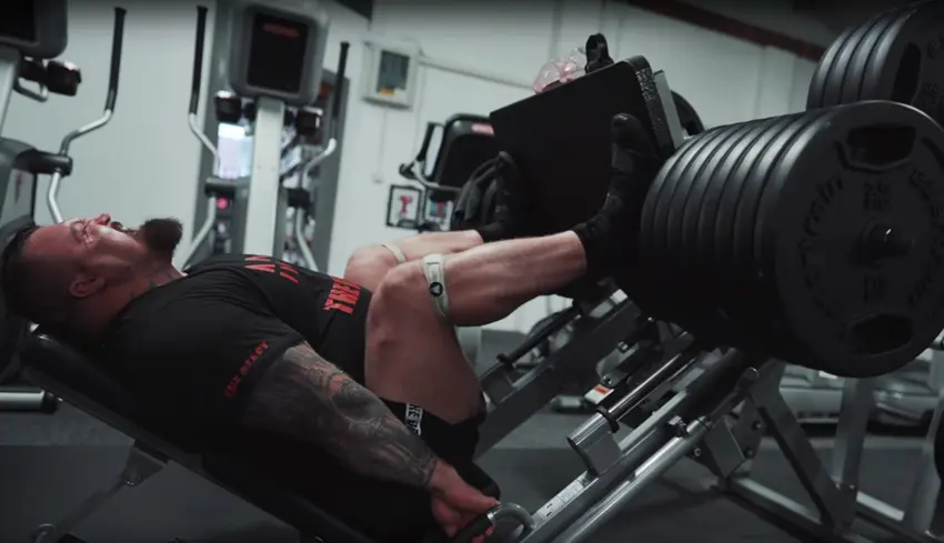 Eddie Hall Legs Workout