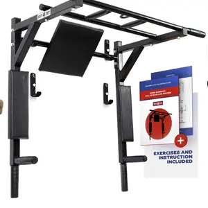 Kit4fit Wall Mounted Pull Up Bar