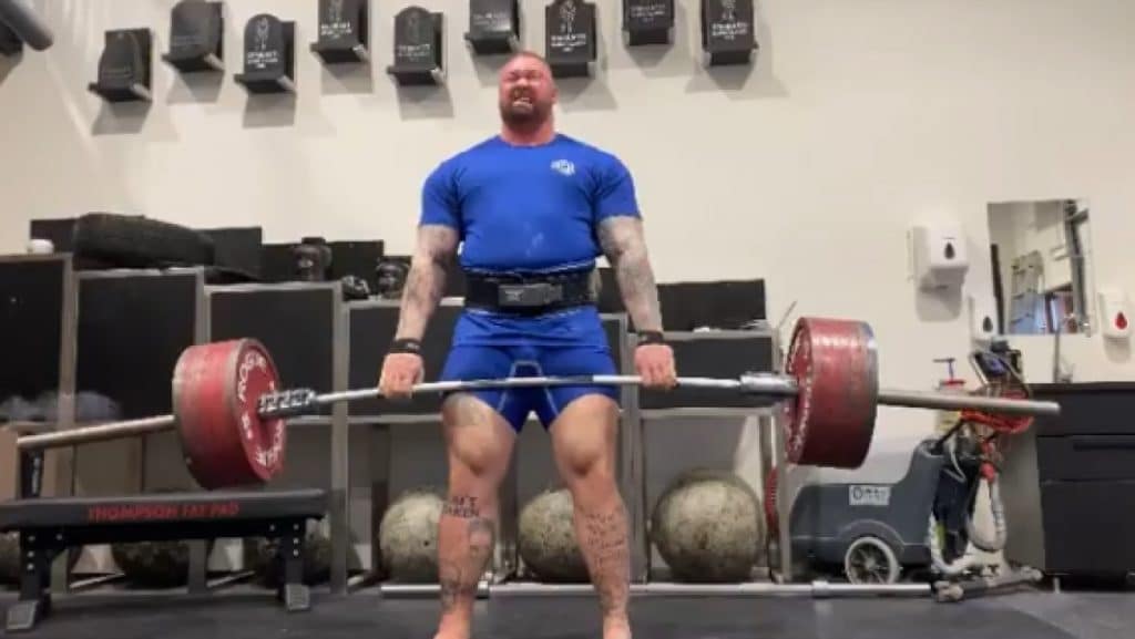 Thor Bjornsson Demolishes 815lb Deadlift Double Ahead Of Arnold ...