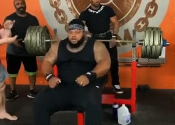 Julius Maddox Sets Pr With 800 Pound Bench Press For 8 Reps