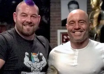 Rob Kearney with Joe Rogan