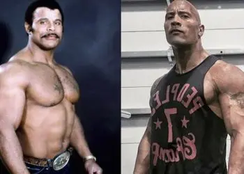 Rocky Johnson With Dwayne Johnson
