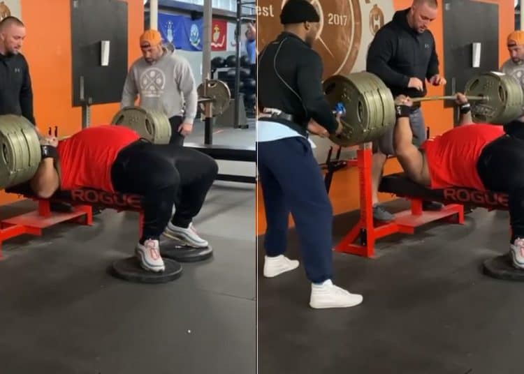 VIDEO Watch Julius Maddox Hit 610 Pound Bench Press! Fitness Volt