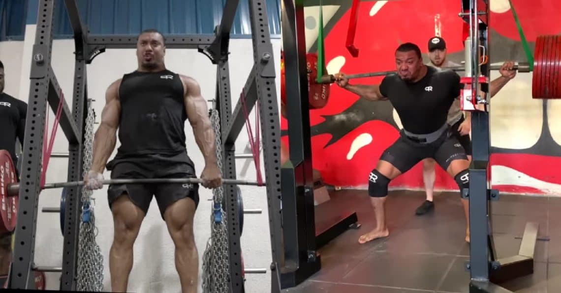 Larry Wheels Smashes Through 937lb Squat, 900lb Deadlift With Bands For
