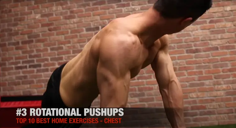 Rotational Pushups