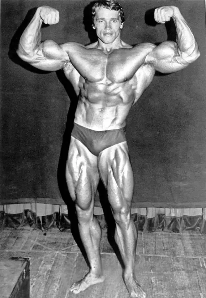 Arnold Schwarzenegger Front Double Biceps
