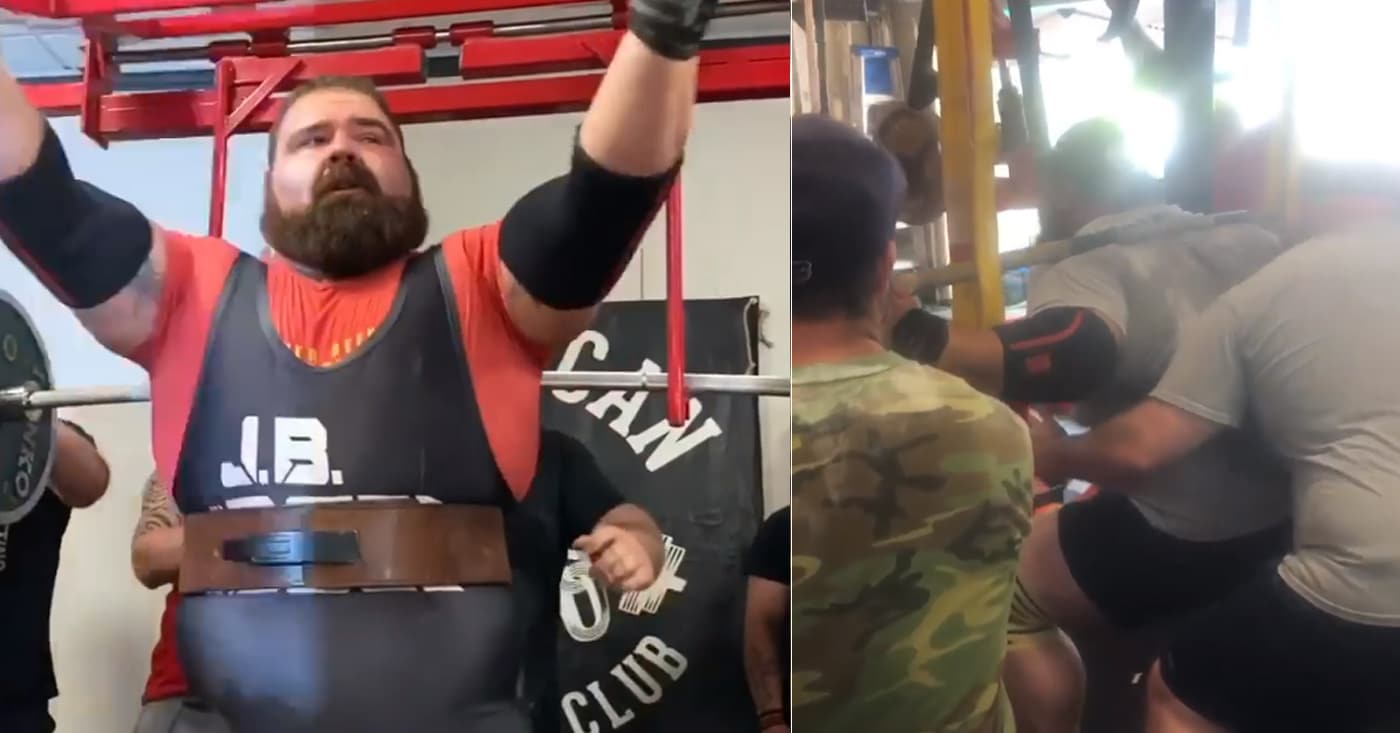 Watch Daniel Bell Smash GravityDefying 500kg/1102lb Squat In Gear