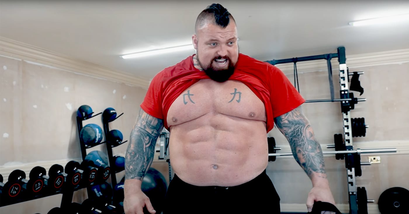 Watch Eddie Hall Back Workout Session And Physique Update For Thor Boxing Match