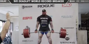 Hathor Bjornsson 501kg Deadlift