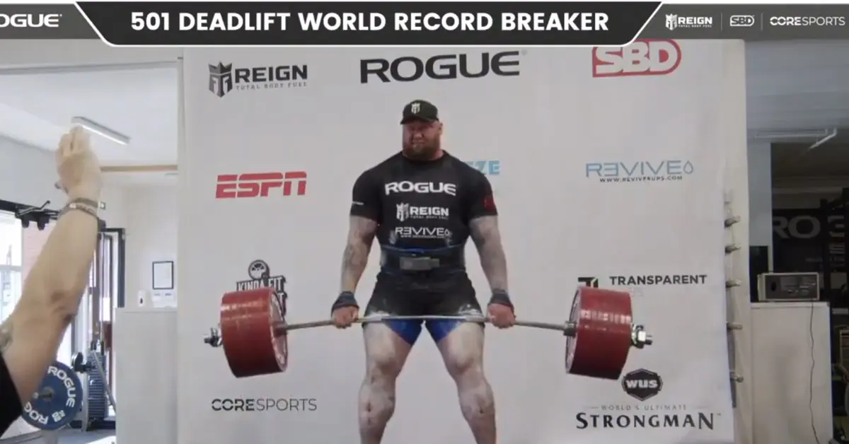 Hathor Bjornsson 501kg Deadlift