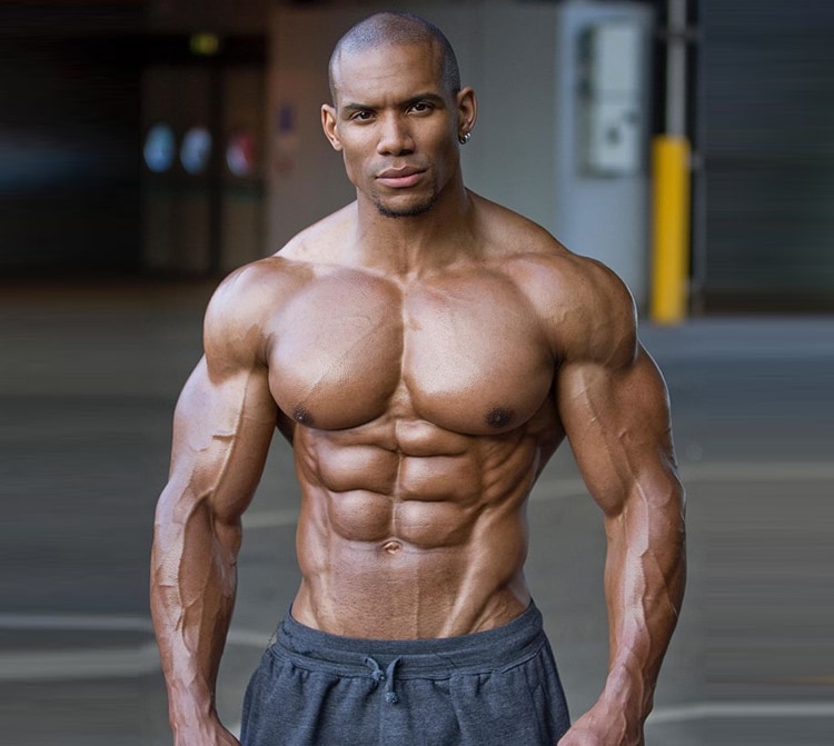 Ripped male physique
